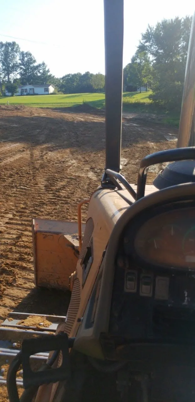 Exco land clearing and excavation crew working on a Kentucky job site